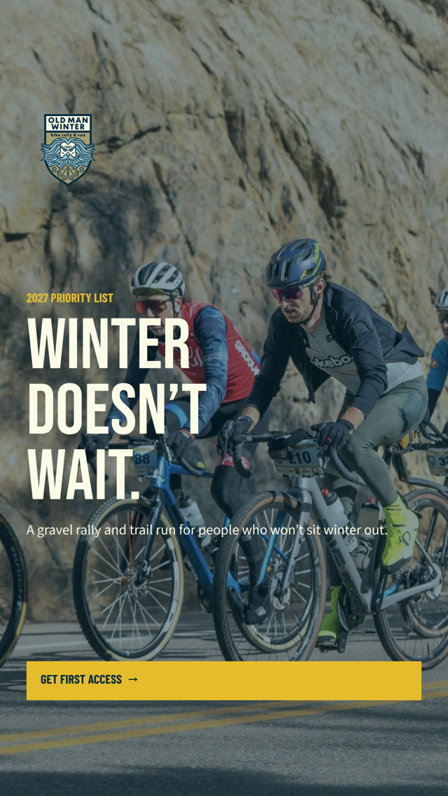 Winter campaign campaign artwork