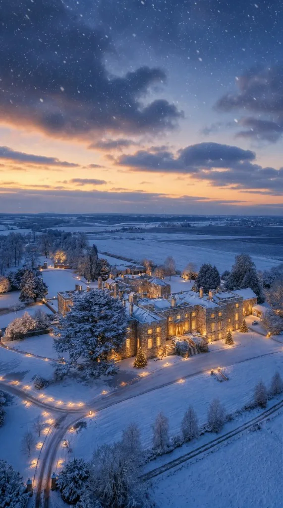Same aerial as a December still