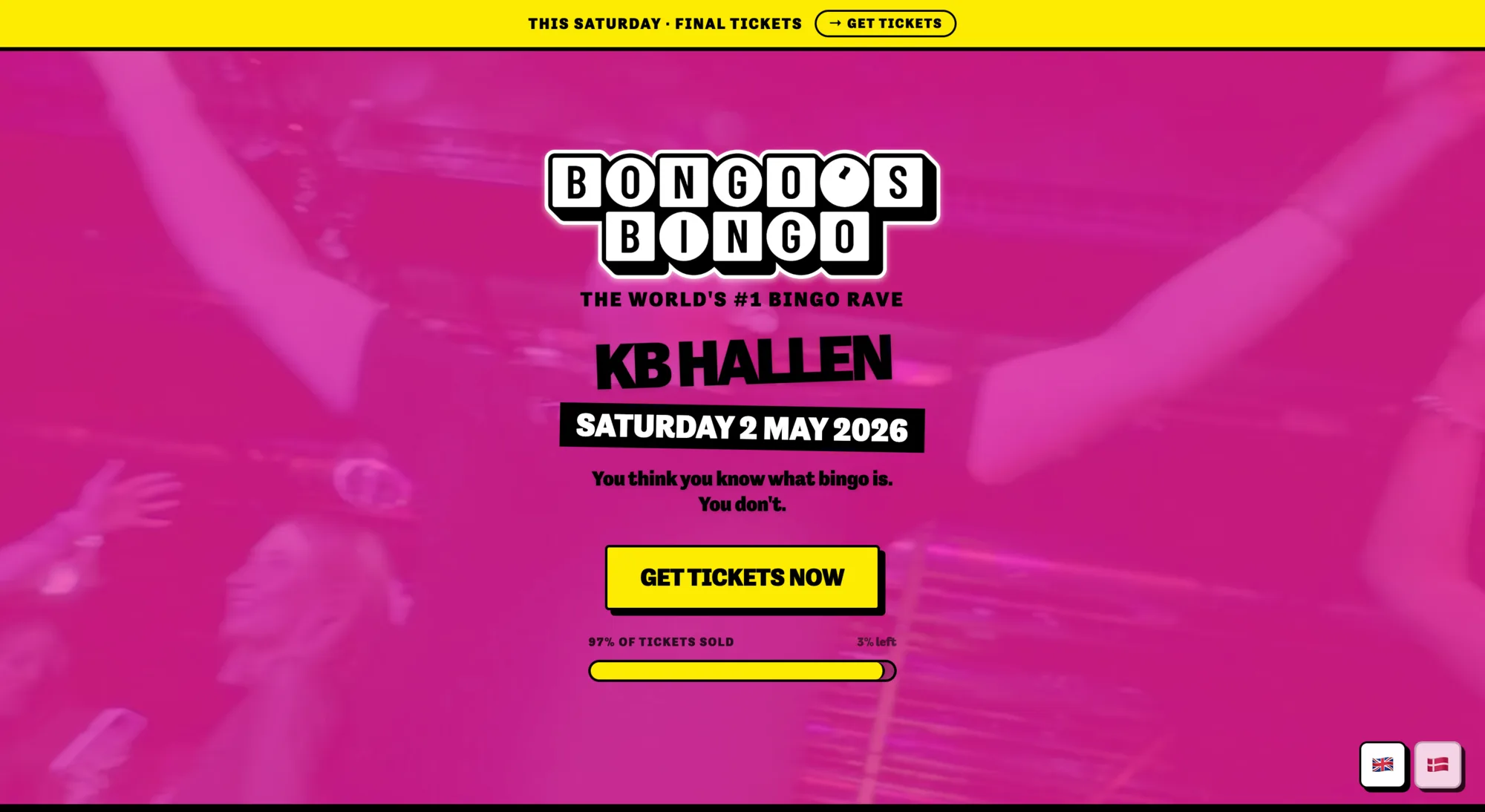 Bongos Bingo Nordic screen 1